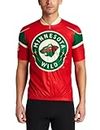 VOmax NHL Minnesota Wild - Jersey para Hombre (Talla XXXXL), Color Rojo