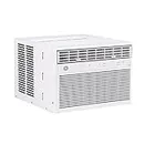 GE Window Air Conditioner 10000 BTU, Wi-Fi Enabled, Energy-Efficient Cooling for Medium Rooms, 10K BTU Window AC Unit with Easy Install Kit, Control Using Remote or Smartphone App
