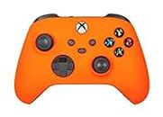 Crazy Controllerz Xbox One S Wireless Controller for Microsoft Xbox One - Soft Touch Orange X1 - Added Grip for Long Gaming Sessions - Multiple Available