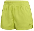 Adidas Women's DU8494 High-Waist Shorts, Semi Solar Yellow ( L ) 