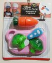 Cooking Fun Kitchen Playset Kids Lunch Carrot & Broccoli Utensils B New