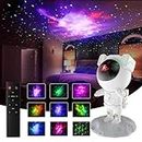 REFULGIX Astronaut Galaxy Projector with Remote Control - 360° Adjustable Timer Night Lamp, Kids Astronaut Nebula Night Light, for Baby Adults Bedroom, Gaming Room, Home and Party