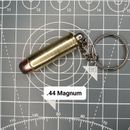 Schlüsselanhänger mit Patrone .44 Magnum Smith & Wesson Desert Eagle Revolver