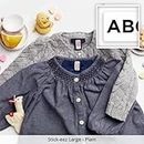 Personalizado impermeable no-coser ropa segura Stick en etiquetas para ropa (tema liso)
