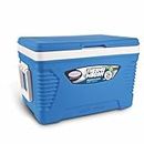 Asian Insulated Chiller Ice Box| Standard Size for Travel Party Bar Ice Cubes | Cold Drinks | Medical Purpose | 32 Litre, Blue