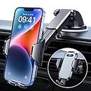 VANMASS Best【2024 Newest & Strongest】 Cell Phone Holder Car【Military-Grade Patent Safety Certs】 Phone Mount Cradle Stand Dashboard Windshield Vent for iPhone 15 Pro Max 14 13 12 Samsung Android Truck