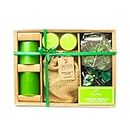 AuraDecor Candle Gift Set || Air Freshener || Pillar Candle || Potpourri || Acrylic Tealight Candles || Gift Set || Tealight Candles|| Aromatherapy || Aroma Set (Jute_Lemongrass)