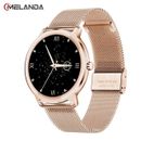 MELANDA 2021 Smartwatch Damen schönes Armband Full Touchscreen Herzfrequenz