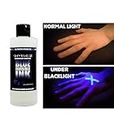 4 oz Invisible Ink Bottle Bright Cyan Blue UV Blacklight Reactive by Opticz