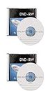 Premium Brand DVD-RW 4.7 GB Speed of 4X (Pack of 2)