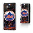 New York Mets Galaxy S8 Confetti Design Clear Case
