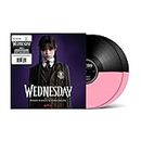 Wednesday Season 1 Netflix Original Series Soundtrack Exclusive Limited Edition Pink/Black Split Color Vinyl 2x LP Record