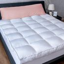 Mattress Topper Queen, Cooling Plush Bed Thick Pillow Top Pad, Hotel Quality Dow