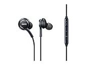 Genuine Samsung Earphones Tuned by AKG - black, Tangle Free Fabric Cable, Clear & Balanced Audio Tuned By AKG, In-Line Controls, EO-IG955
