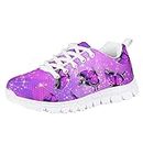 HELLHERO Butterfly Sneakers for Big Girls Size 3 Kids Running Shoes Tennis Outdoor Walking Shoes Cross Trainers Sport Athletic Trail Training Multisports Running Jogging Dance Yoga