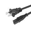 8.2ft Power Cord for Pioneer Receiver VSX-453 VSX-452 VSX-403 Soundbar CDJ-200 CDJ-400 CDJ-800 CDJ-2000 2 Prong AC Power Cord Cable Replacement