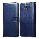 Amazon Brand-Solimo Flip for Samsung Galaxy J7 Max (Leather_Blue)