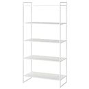 IKEA JONAXEL Shelving Unit Using For Storage In Home & Kitchen, White (80X38X160 CM)