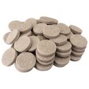 Felt pads 19mm round beige furniture pads. 5mm thick chair leg floor protectors