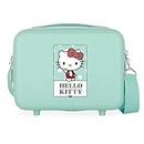 Hello Kitty Bow of Hello Kitty Adjustable Toiletry Bag, 29 x 21 x 15 cm, Green, 29x21x15 cms, Adaptable