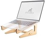 MY FAT GORILLA - Supporto per laptop in bambù, supporto universale ergonomicamente stabile per notebook, compatibile per 10-15 pollici (bambu)