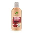 Dr Organic Pomegranate Shampoo, Fruity, Nourishing, Mens, Womens, Natural, Vegan, Cruelty-Free, Paraben & SLS-Free, Organic, 265ml
