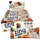 Zing Nutrition Bar-Dark Chocolate Peanut Butter-Box Zing Bars 12 Bars Box (N.W. 1lb 5.12oz) by Zing
