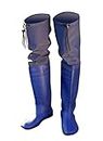 VIPFARMER Womens Farmer Safety Shoes |Short Paddy Shoes|Rain Boots |Agriculture Shoes (Size-10), Blue
