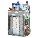 Best Hanging Diaper Caddy stacker for changing table crib playard and wall, Baby Nursery Organizer, large capacity Diaper nursery organization, gift for newborn boys and girls