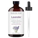 MAJESTIC PURE Lavender Essential Oil with Premium Grade, for Aromatherapy, Massage and Topical uses, 4 fl oz