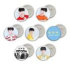 DYLLGL TXT Badges Tomorrow X Together"The Dream Chapter: Star" Brooch Pin Badge Buttons Badges/Pin 2.3 Inch /58 mm (TXT-2)