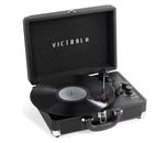 Victrola Journey+ Portable Record Player Turntable w/ Bluetooth VSC-400SB-BLK