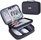BUBM Electronic Organizer, Double Layer Travel Accessories Storage Bag for Cord,