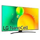 LG Televisor 55NANO766QA - Smart TV webOS22 55 pulgadas (139 cm) 4K Nanocell, Procesador de Gran Potencia 4K a5 Gen 5, compatible con formatos HDR 10, H y HGiG