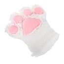 SAFIGLE Cat's Gloves Plush Cat Glove Cosplay Cover Costumes for Kids Fursuit Paws Cat Cosplay Winter Warm Plush Gloves Performance Supply Cosplay Prop Toddler Clothing Fox