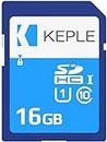 Keple 16GB 16Go SD Carte | SD Memoire Carte Compatible avec Canon Powershot SX170 is, SX510 HS, SX600 HS, G1 X, S110, G15, S120, G16 DSLR Camera | 16 GB Go G UHS-1 U1 Class 10 SDHC Card