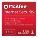 McAfee Internet Security 2024 - 1 dispositivo - 2 años - [Descargar]