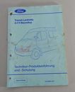Service Training Introduction Ford Transit Steering Aid / Power Steering LCY from 7/1987