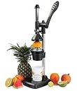 TNB Manual Fruit Juicer Hand Press Citrus Cold hand Press Juicer Machine for Home Made Instant Guest Serving Drink (Black)