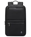 Arctic Hunter Slim Backpack for Men Expandable Backpack 15.6'' Laptop Bag Upto 18L Business Backpack with 10.9'' iPad Pocket, Office Backpack Water-resistant Compact Backpack for Travel, Black