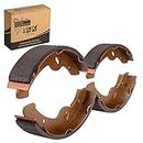 Golf Cart 4Pcs Brake Shoes Fits for E-Z-GO G&E 1997-Up, Electric 1996 TXT and RXV Gas 2008-Up; Fit for Yamaha G14,G16 & G19 G&E 1993-up 27943G01 70794G01