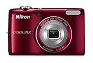 Nikon COOLPIX L26 16.1 MP Digital Camera with 5x Zoom NIKKOR Glass Lens and 3-inch LCD (Red) (OLD MODEL)