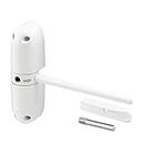 Prime-Line Products KC10HD Safety Spring Door Closer, 4-1/4 in, Diecast Construction, White, Non-Handed