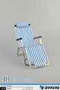 1/6 Scale Beach Chairs Foldable Alloy Furniture For 12inch Action Figures Dolls