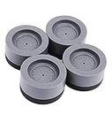 QUALITYZONE 4 Pack Anti Vibration Pads for Washing Machine, Non-Slip Rubber Foot Pads Anti-Walk Silent Pads Dual Design Noise Dampening Pads for Refrigerator Dryer Dolly Home Furniture Appliances
