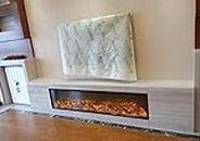 NOALED Electric Fireplace Insert Built-in Embedded Electric Fireplace Quality Home Appliances Living Room Decorating Warming Fireplace Fireplace