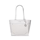 Michael Kors handbag for women Harrison shoulder bag large tote bag in leather (Optic white)