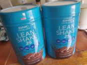  (2) GNC Total Lean |Lean Shake 25 Rich Chocolate,1.38Lb Best By 05/25
