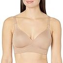 Warner's Women's Benefits Allover-Smoothing Bliss Wireless Lightly Lined Convertible Comfort Bra RM1011W, Toasted Almond, 34B