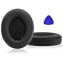Professional Replacement Ear Pads for Beats Studio 2 & 3 Wired & Wireless (B0501, B0500) Headphones, Premium Headphones Earpads Cushions with Softer Leather and Memory Foam, Black